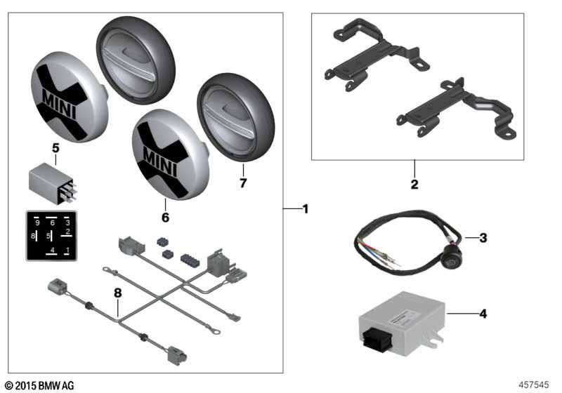 Genuine Additional Headlight Headlamp Control Module 63 12 0 420 295