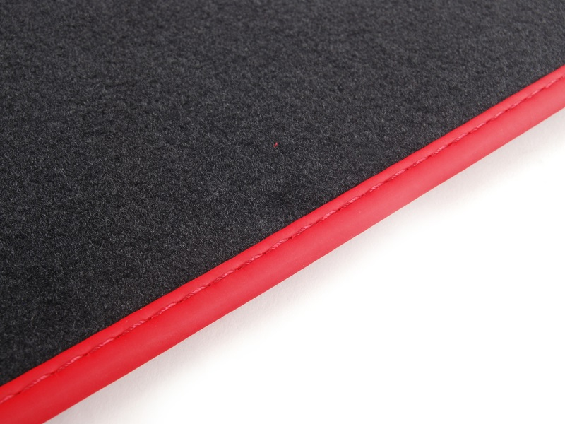 Genuine JCW Floor Mats Front Set Velours GP2 Chilli Red 51 47 7 330 808