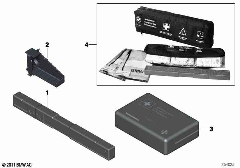 Genuine Left Bracket For Hazard Warning Triangle 71 10 7 272 405