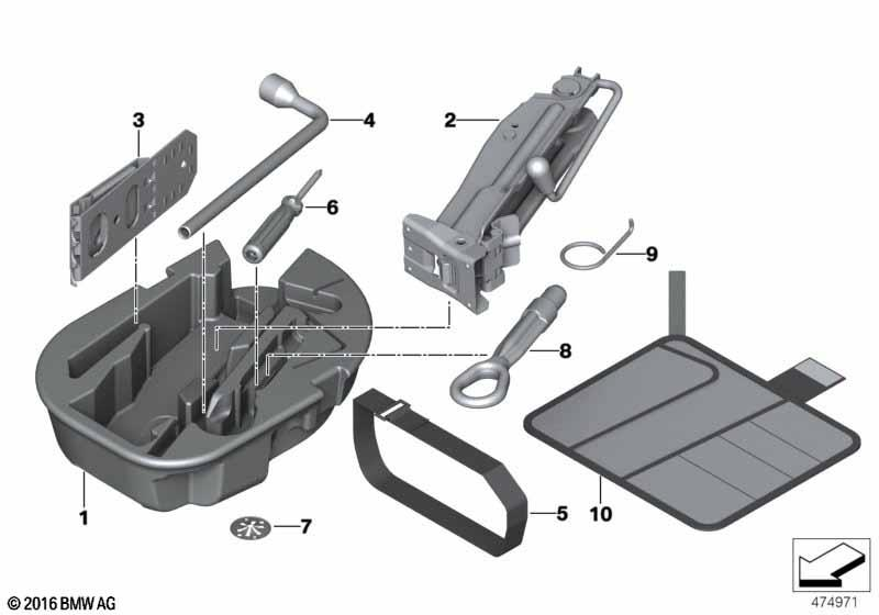 Genuine Hub Cap Puller For Gearshift Steptronic 71 11 1 507 294