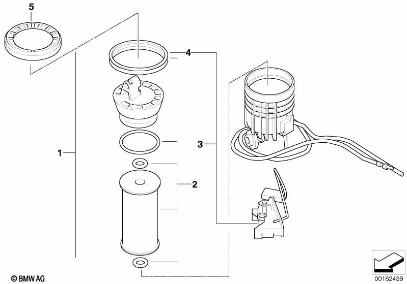 Genuine Fuel Filter Repair Kit 11 25 2 754 870