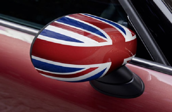 Genuine Right Door Wing Mirror Cover Cap RHD Union Jack 51 16 2 465 786