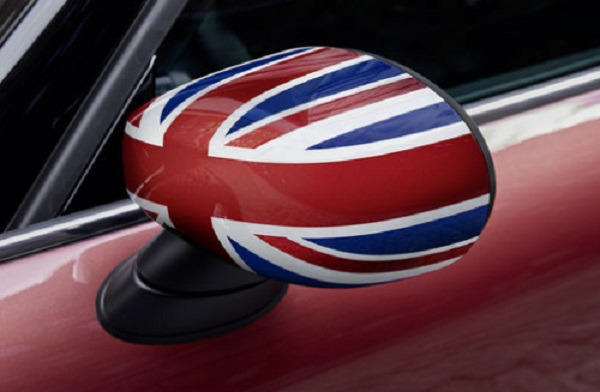 Genuine Left Door Wing Mirror Cover Cap RHD Union Jack 51 16 2 465 787