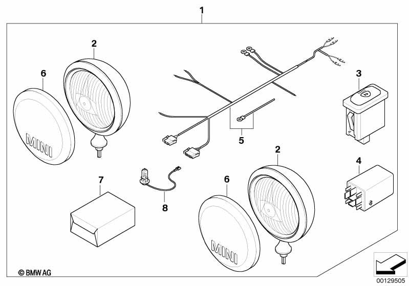 Genuine Headlight Headlamp Covering Cap 63 12 0 144 065