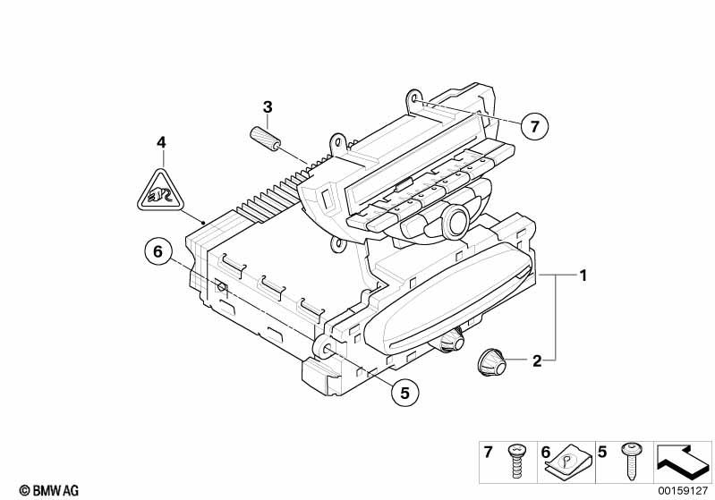 Genuine Wave Radio Button 65 12 3 448 287