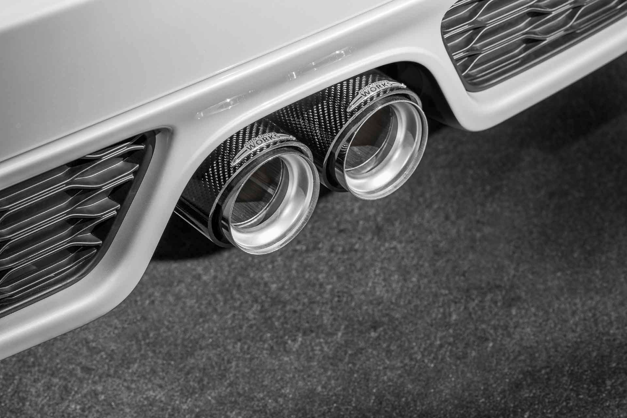 Genuine Exhaust Tailpipe Trim Carbon JCW Optic Conversion 18 30 2 468 715