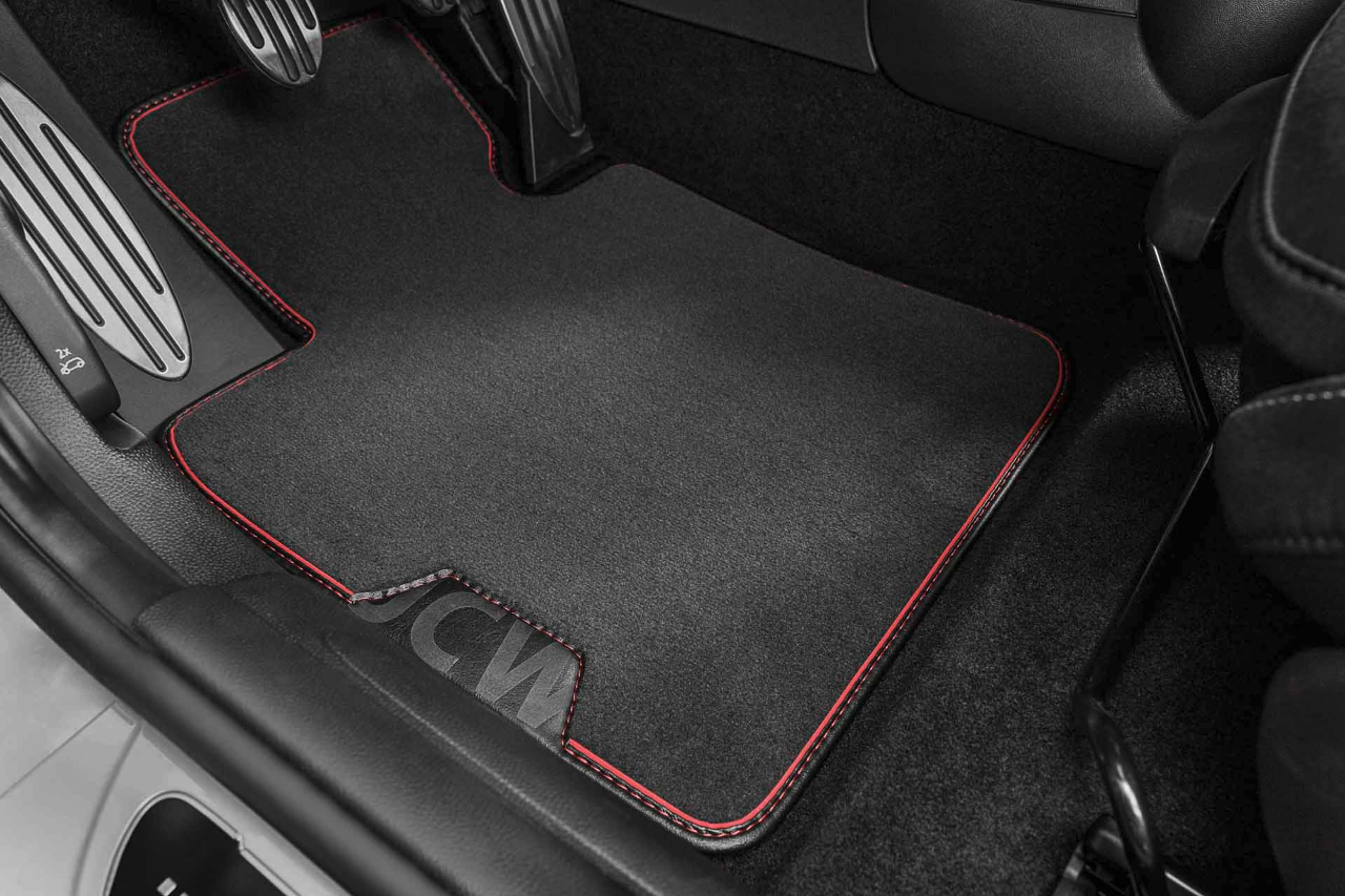 Genuine JCW Front Right Left Floor Mats 2 Pieces Textile RHD 51 47 2 469 126