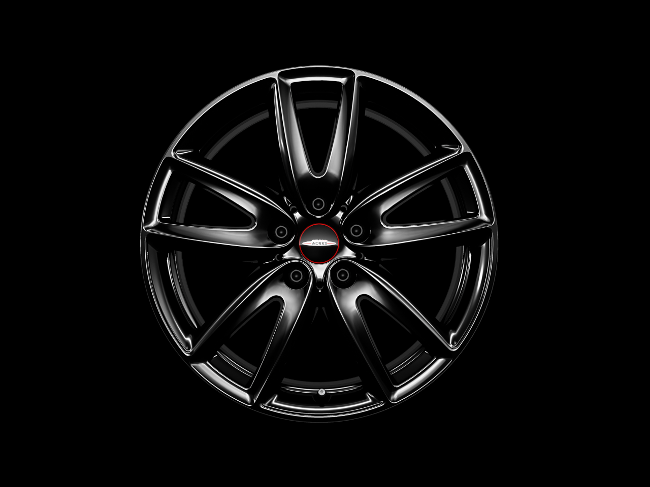 Genuine JCW Grip Spoke Rim Tyre Set Wheel x4 Summer 18" Black 36115A3E046