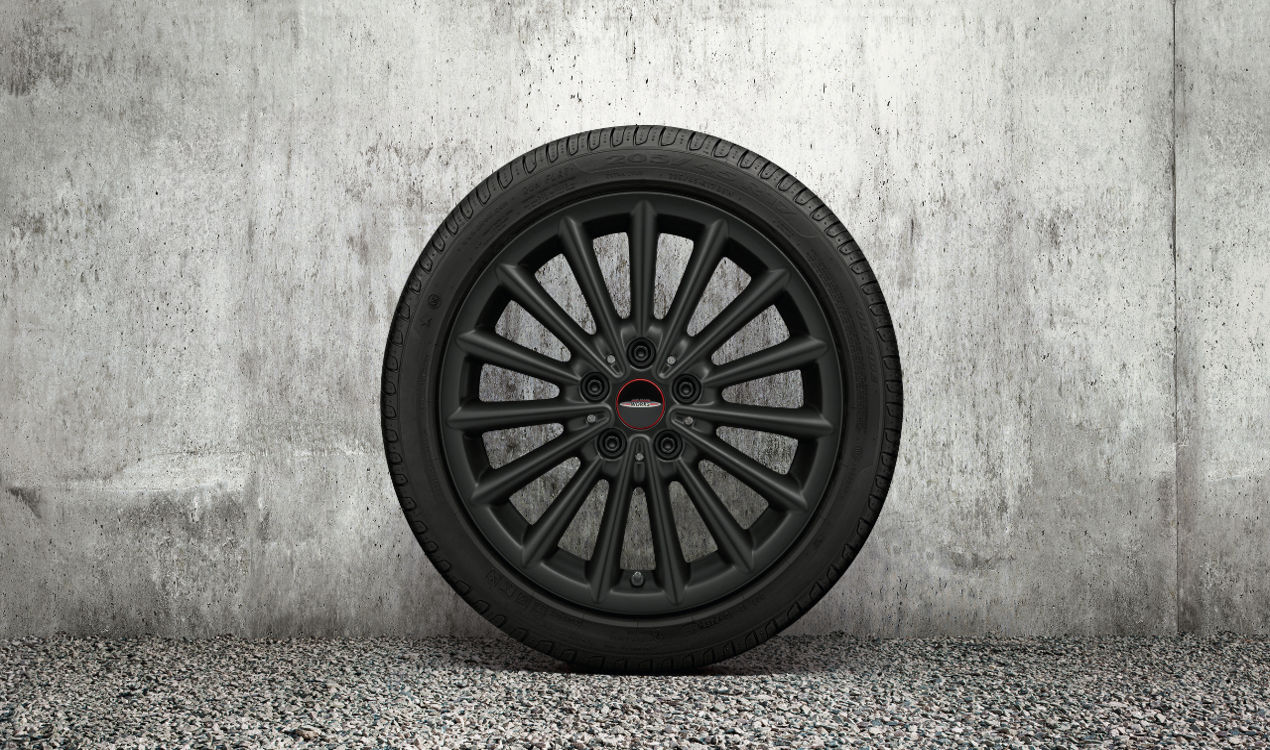 Genuine Multi Spoke Rim Tyre Set Wheel x4 Summer Jet Black 17" 36112459604