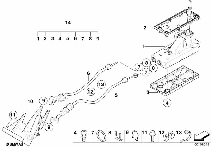 Genuine Gear Shift Lug 25 11 7 542 693
