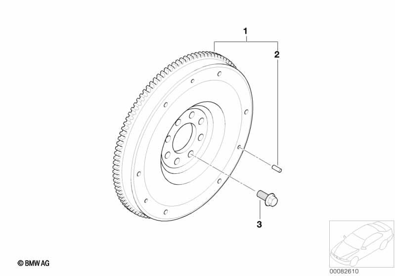 Genuine Flywheel Transmission 11 22 7 535 599