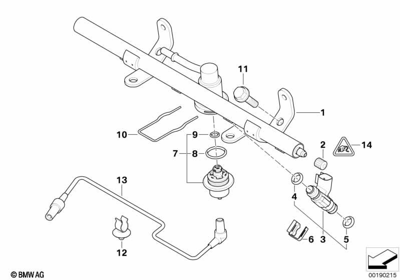 Genuine JCW Fuel Injection Control Valve 13 53 7 574 132