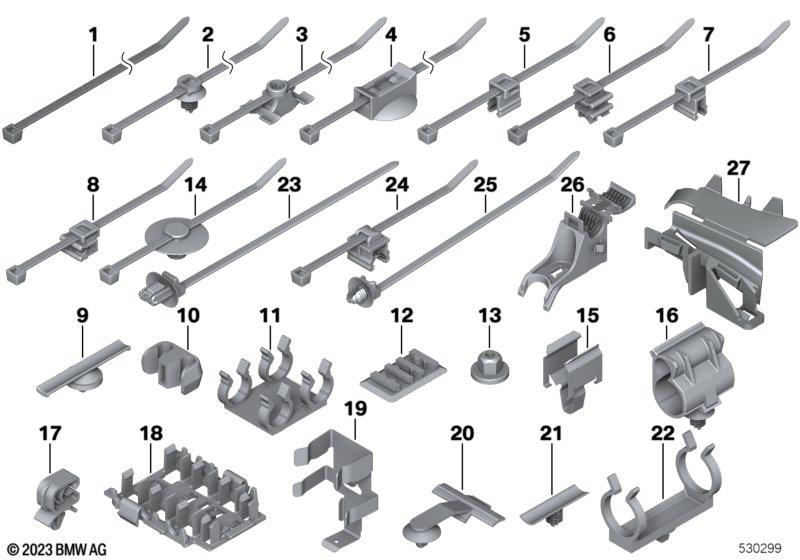 Genuine Cooper Works GP Bracket For Connector Housing 65 20 6 930 054