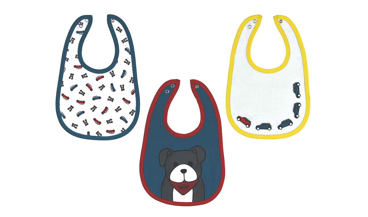 Genuine Baby Bibs Gift Set 3 Pieces Multicoloured OS Cotton Feeding 80 14 5 A21 180