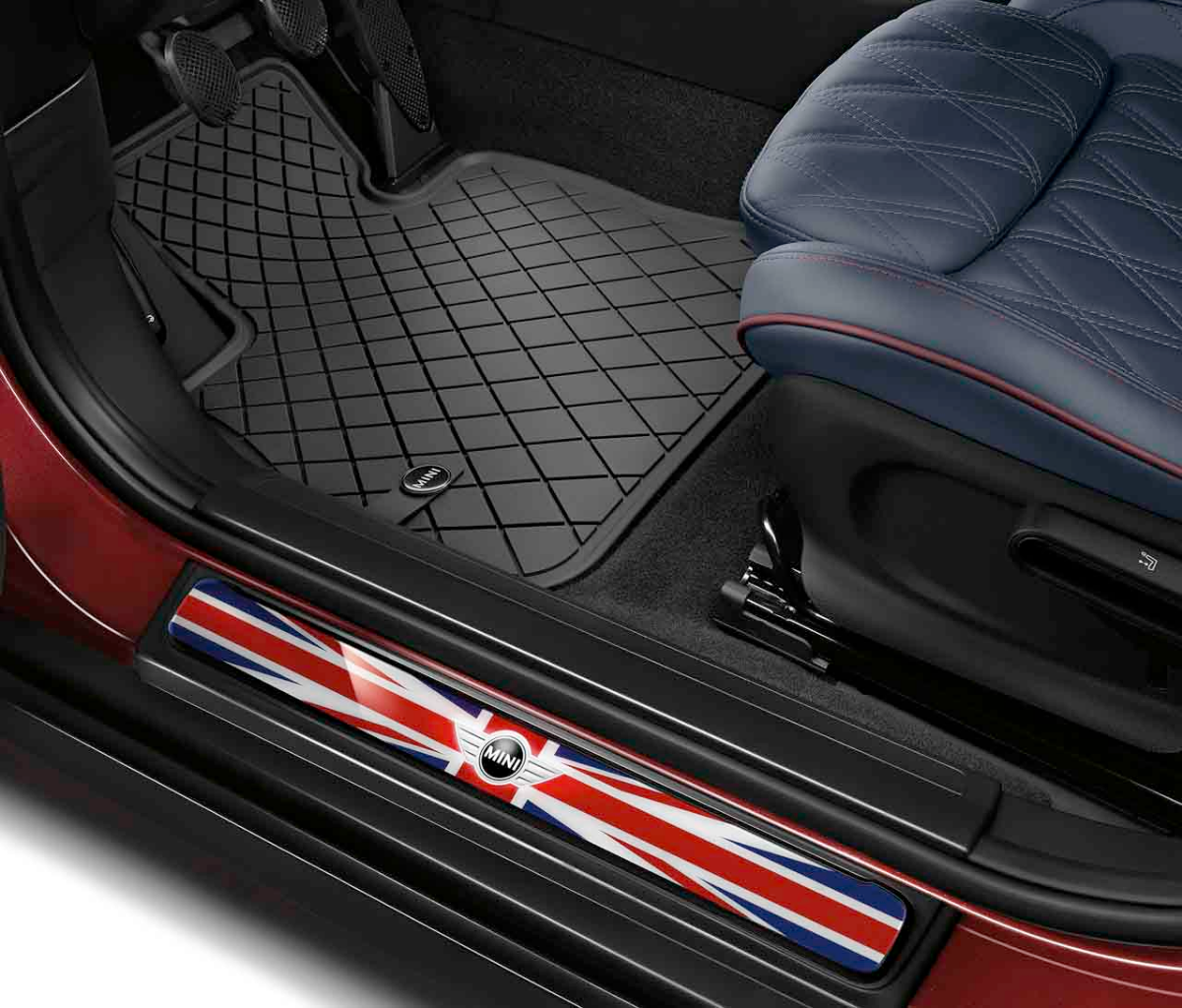 Genuine LED Door Entry Sill Cover Strips Trims Union Jack 51 47 2 360 668