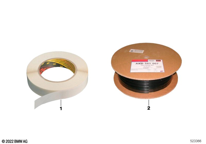 Genuine Double Sided Adhesive Tape GT 6008 P 66m Long 19mm Wide 83 19 0 445 309
