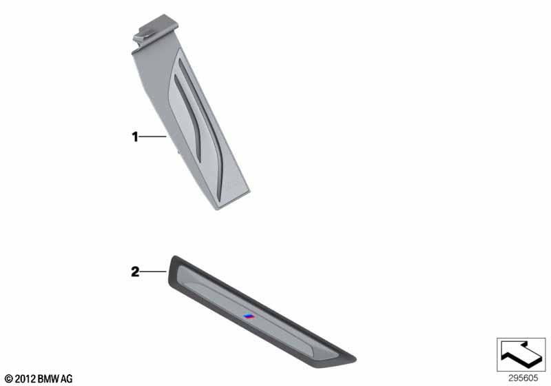 Genuine Front Entrance M Trim 51 47 8 051 037