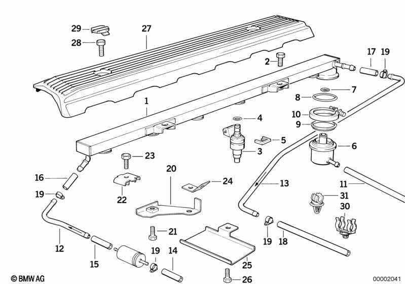 Genuine Fuel Injection Valve Injector 13 64 1 730 059