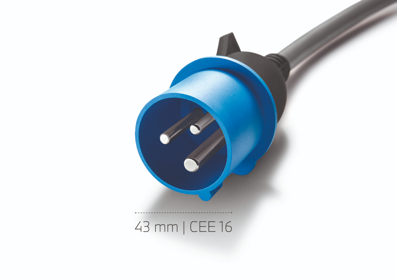 Genuine Car Charging Adapter Cable CEE 16 A Amps Blue 1 Phase 61 90 5 A13 8D4
