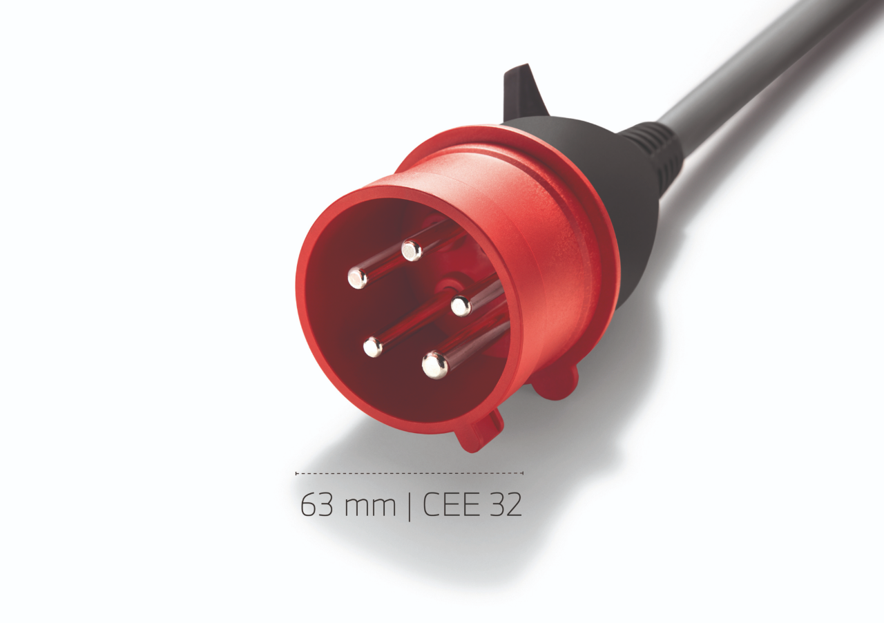Genuine Car Charging Adapter Cable CEE 32 A Amps Red 3 Phase 61 90 5 A13 8D8