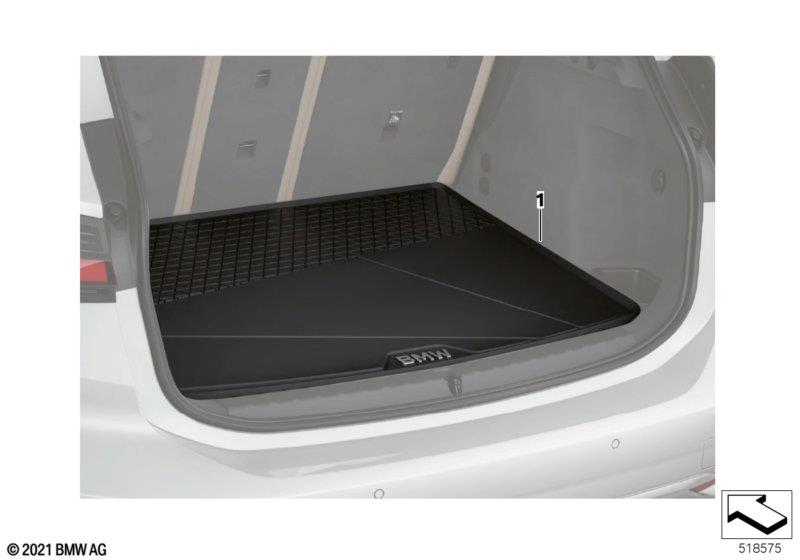 Genuine Car Boot Floor Mat Fitted Luggage Compartment U06 51 47 5 A49 B64