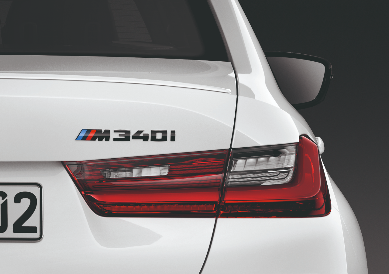Genuine Car Lettering Emblem Badge Logo Black Painted M340I 51 14 2 472 849