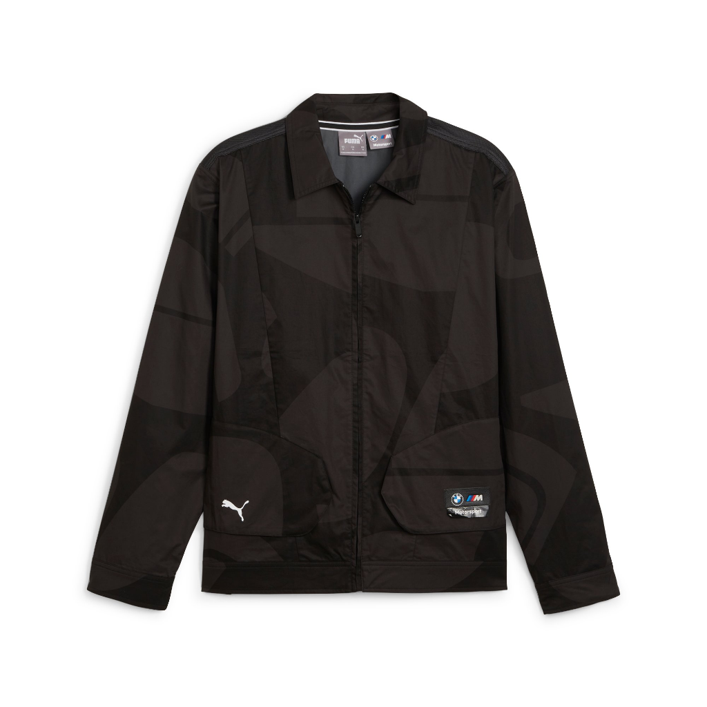 Genuine M Motorsport Statement Mens Jacket Dark Grey Cotton Front Zipper