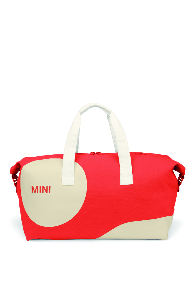 Genuine Duffle Bag Car Face Detail Rebel Red Vibrant Silver White 80 22 5 B32 0D4
