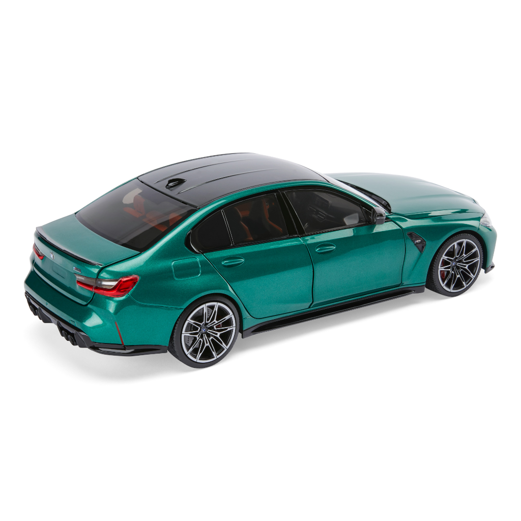 Genuine Car Model Miniature M3 G80 Green Metallic 1:18