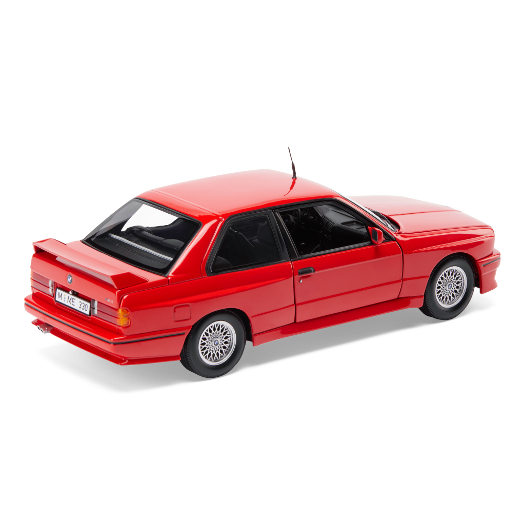 Genuine Car Model Miniature M3 E30 Red Diecast 1:18