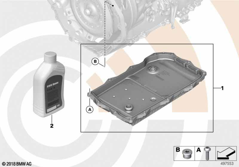 Genuine 1L Automatic Transmission Fluid Oil ATF 3+ 1 Litre 83 22 5 A12 A00