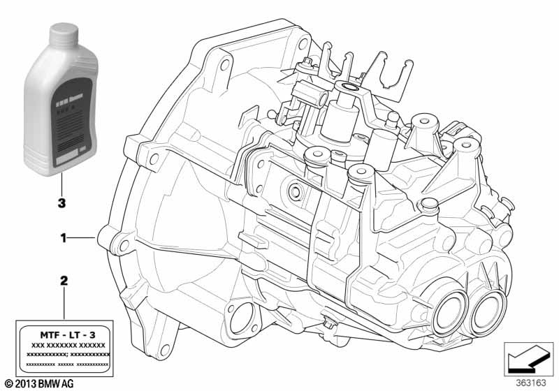 Genuine 1L Manual Transmission Fluid Oil MTF-lt-4 1 Litre 83 22 5 A53 CB0