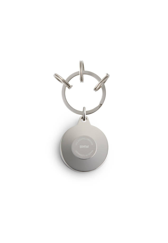 Genuine Keyring Logo Color Metal Silver Car Key Ring Accessory 80 27 5 A7E 4B8