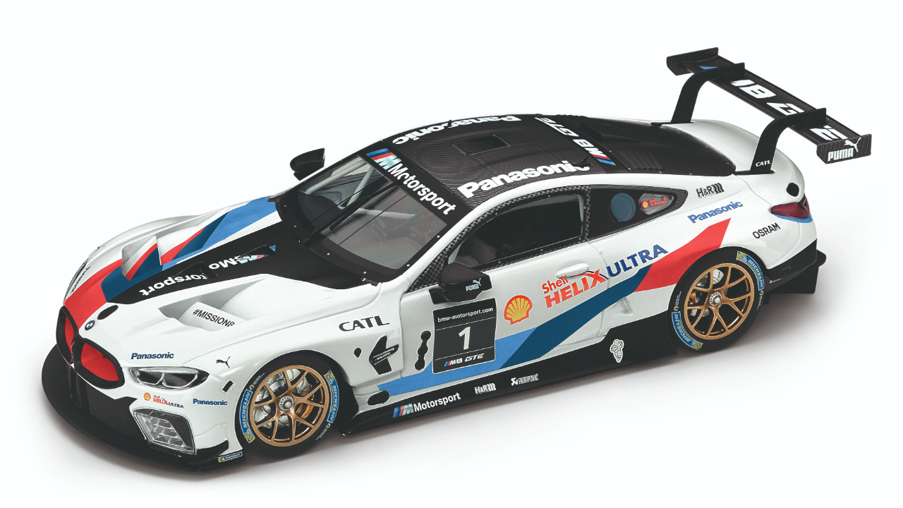 Genuine Car Model Miniature M8 Racing Livery Plastic GTE 1:18