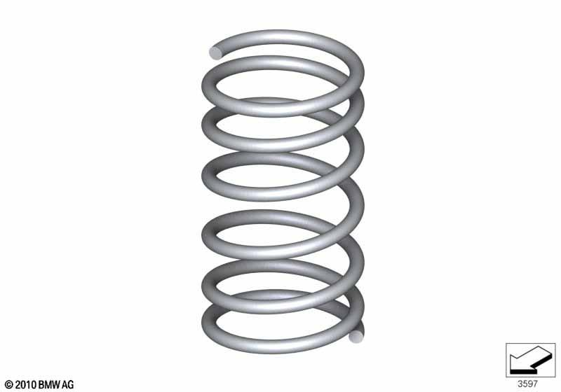 Genuine Rear Coil Spring Replacement Assembly 41x15.7x15.2cm 33 53 6 772 442