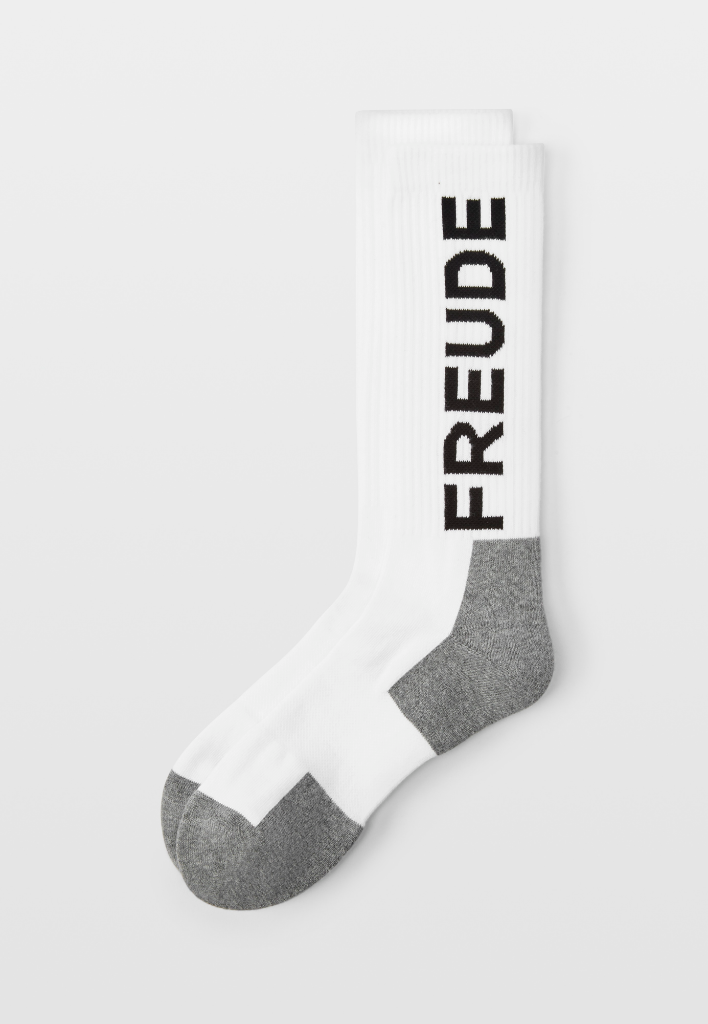 Genuine Socks Mens Freude Branded Sports Warm Winter White Grey  
