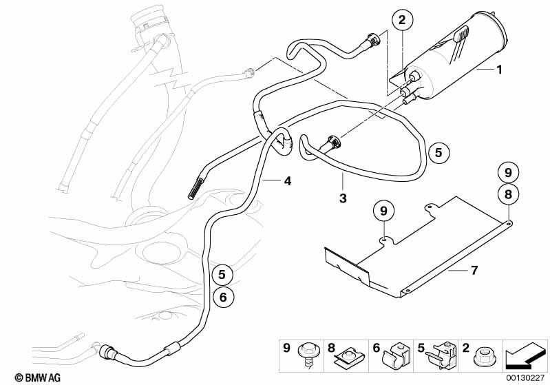 Genuine Fuel Tank Protection Plate 16 13 7 180 164