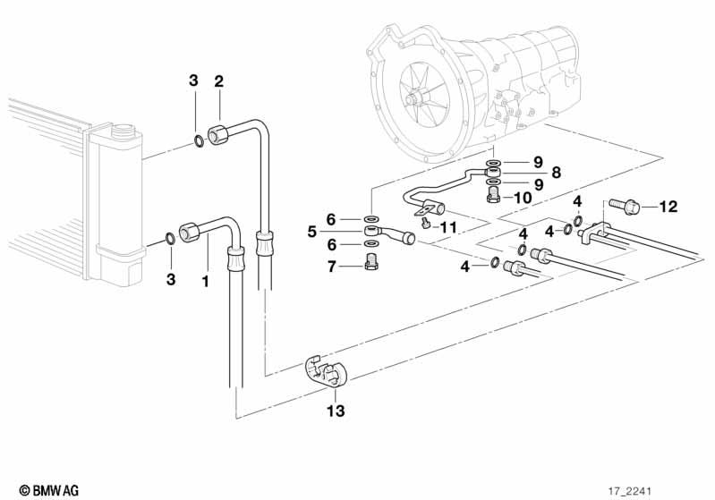 Genuine Engine Oil Cooler Hex Bolt