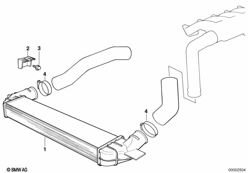 Genuine Intercooler Fixing Clamp