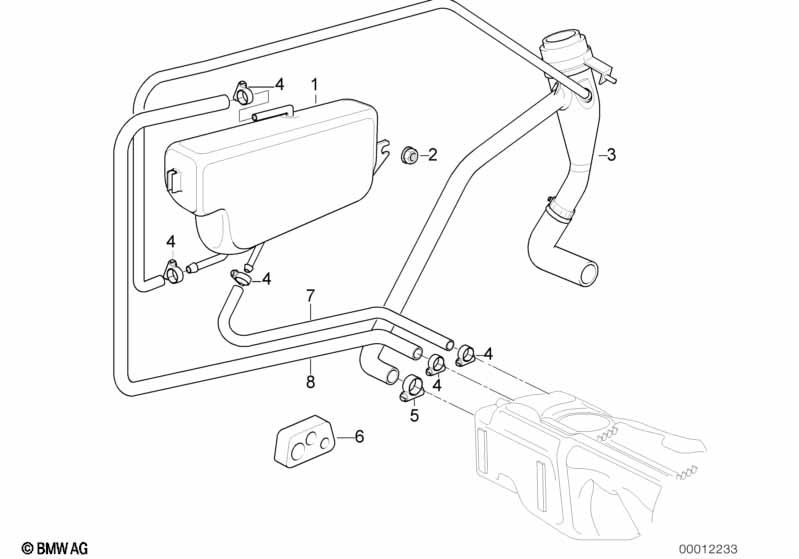 Genuine Expansion Tank Vent Pipe Hose