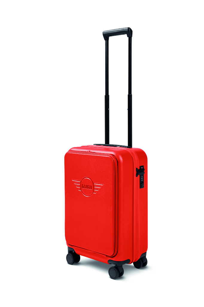 Genuine Cabin Trolley Spinner Wing Logo Debossed Hard Case Rebel Red 80 22 5 B32 0E1