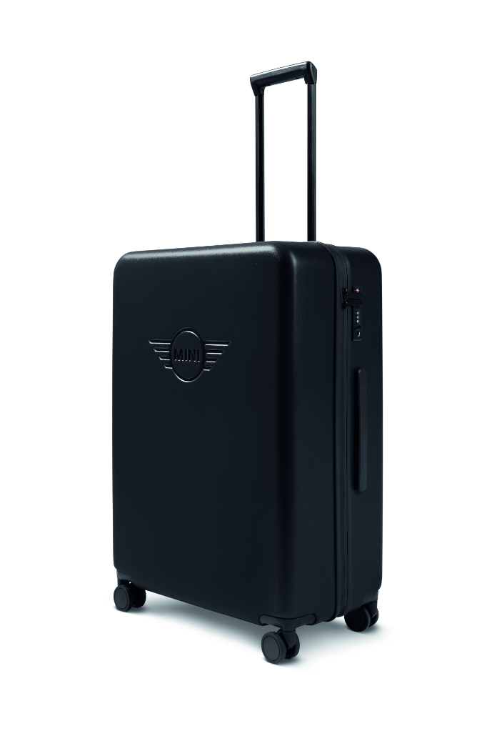 Genuine Trolley Spinner Wing Logo Debossed Hard Case Black Luggage 80 22 5 B32 0E3
