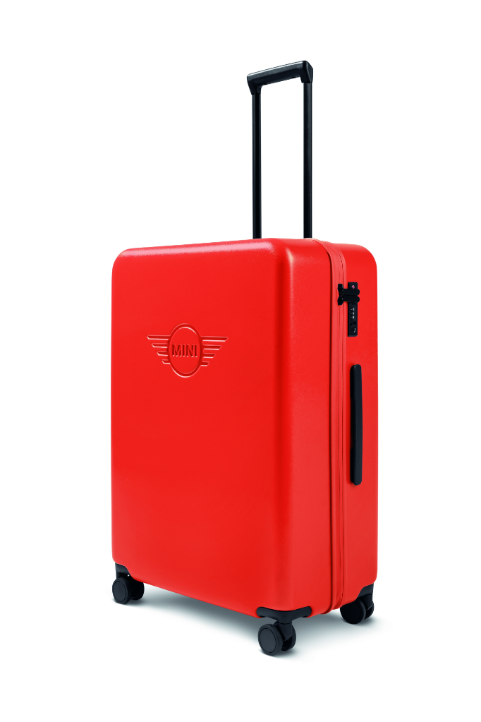 Genuine Trolley Spinner Wing Logo Debossed Hard Case Rebel Red Luggage 80 22 5 B32 0E4