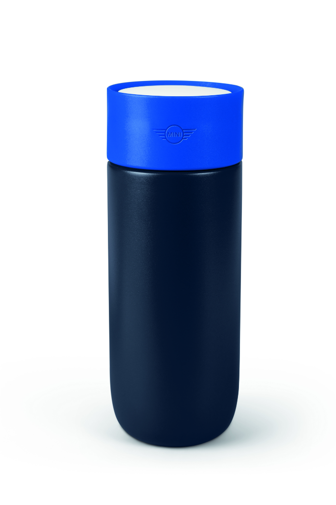 Genuine Travel Mug Colour Block 500ml Indigo Blazing Blue White Insulated 80 28 5 B32 108