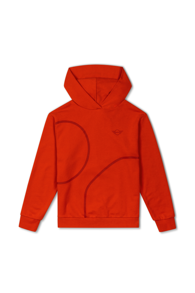Genuine Womens Ladies Hoodie Sweatshirt Outline Print Cotton Rebel Red
