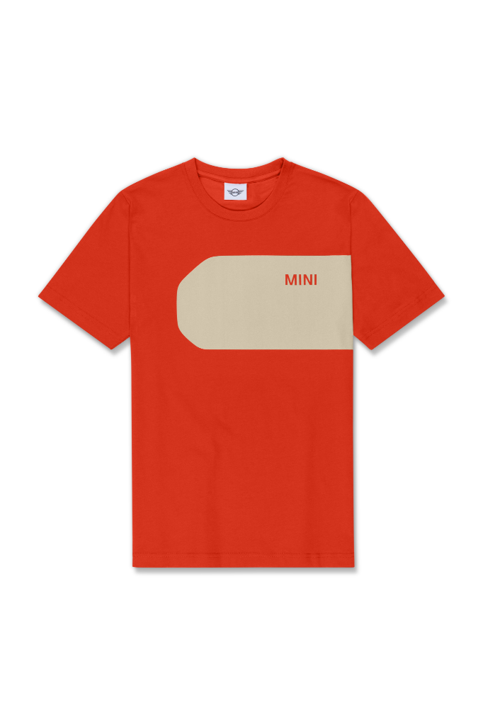 Genuine Mens T Shirt Tee Top Car Face Detail Rebel Red Vibrant Silver