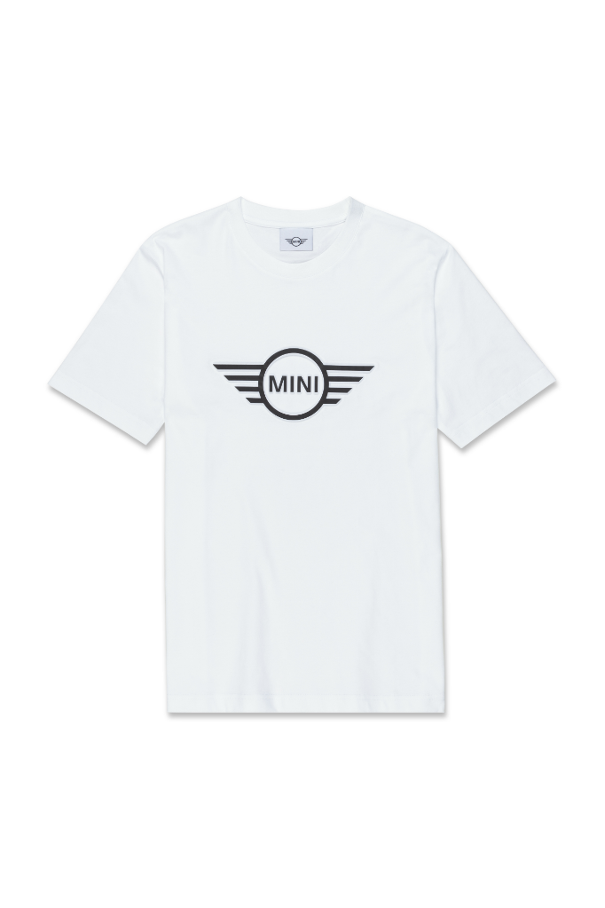 Genuine Mens T Shirt Tee Top Wing Logo Embossed Cotton White Black