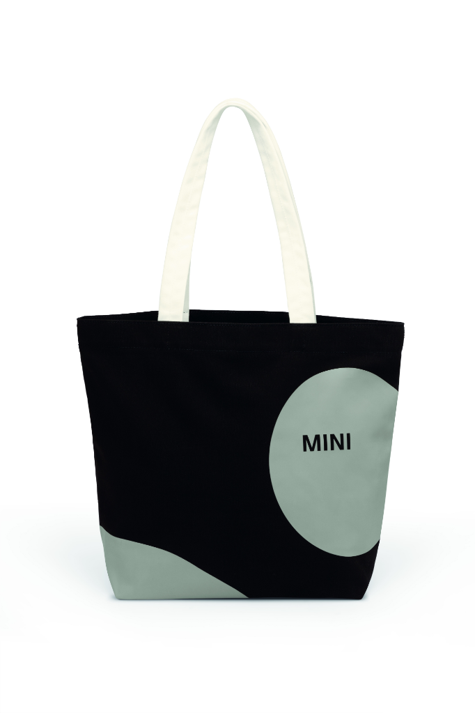 Genuine Shopper Bag Car Face Detail Wordmark Black Grey White Deep Pocket 80 22 5 B32 0D0