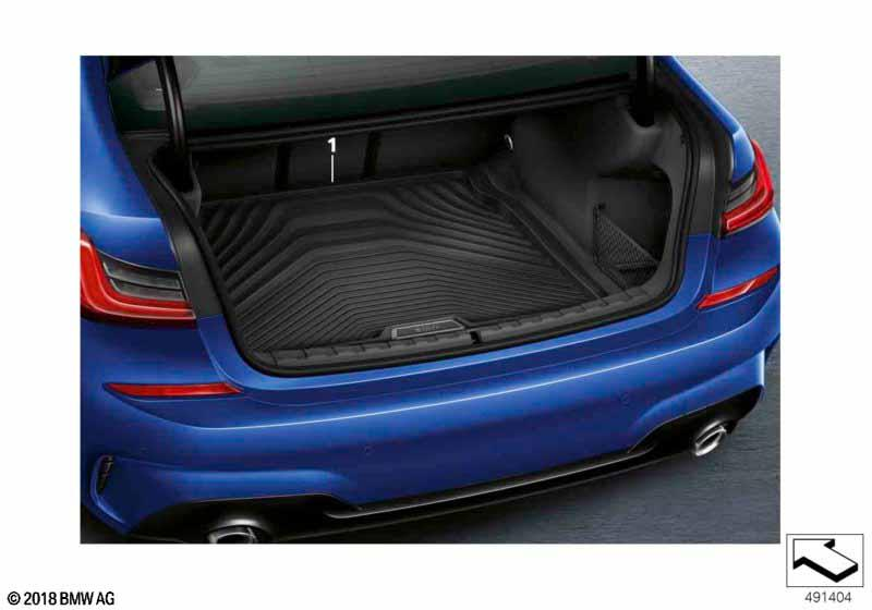 Genuine Moulded Luggage Compartment Mat Fits G20 G20 LCI 51475A8D4D1