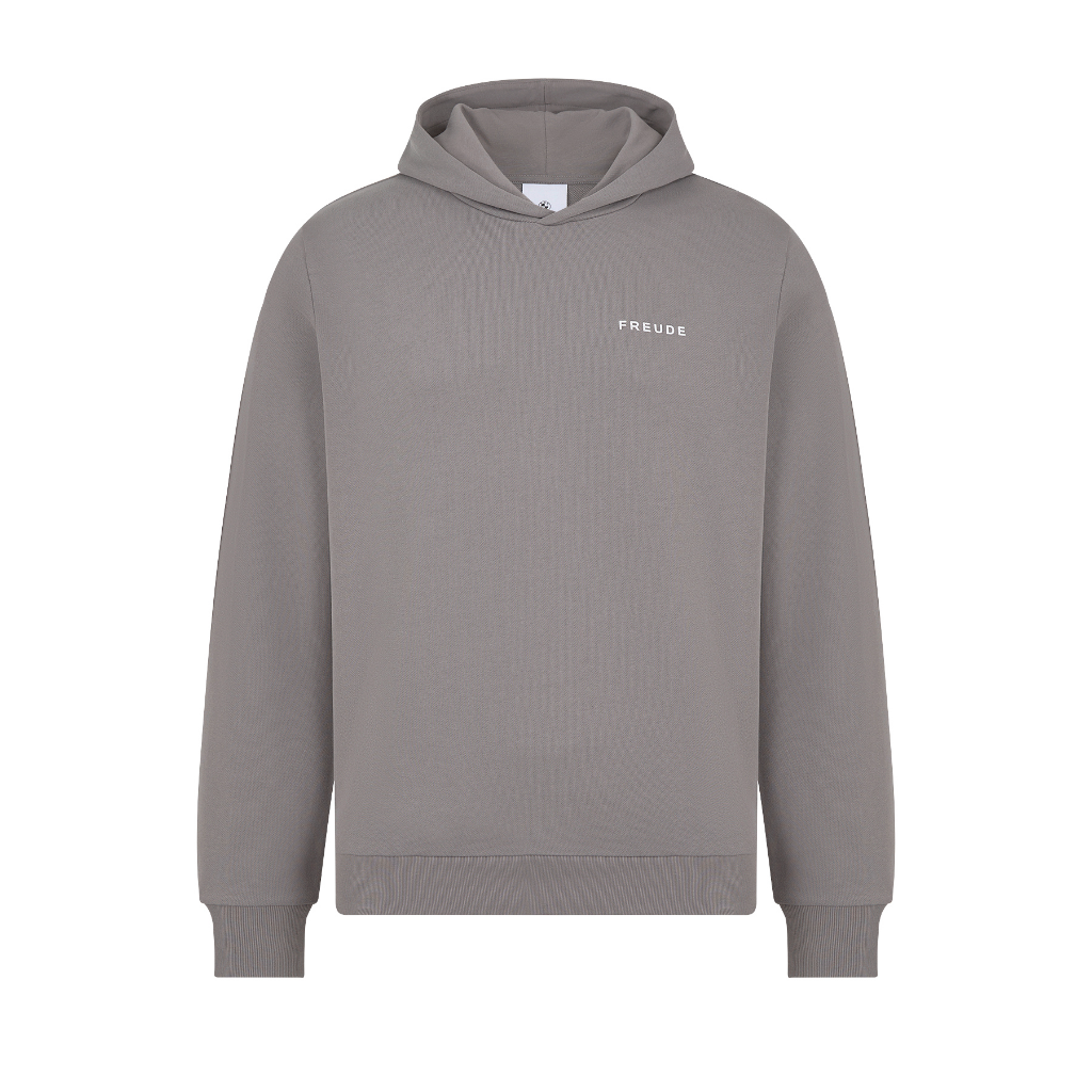Genuine Logo Reverse Unisex Mens Womens Ladies Sweat Hoodie Grey Cotton Top